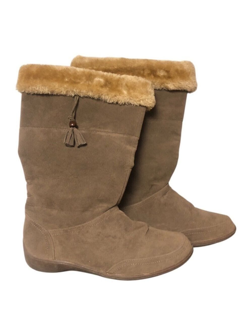 Western Chief Tan Fur-Lined Women's Boots
